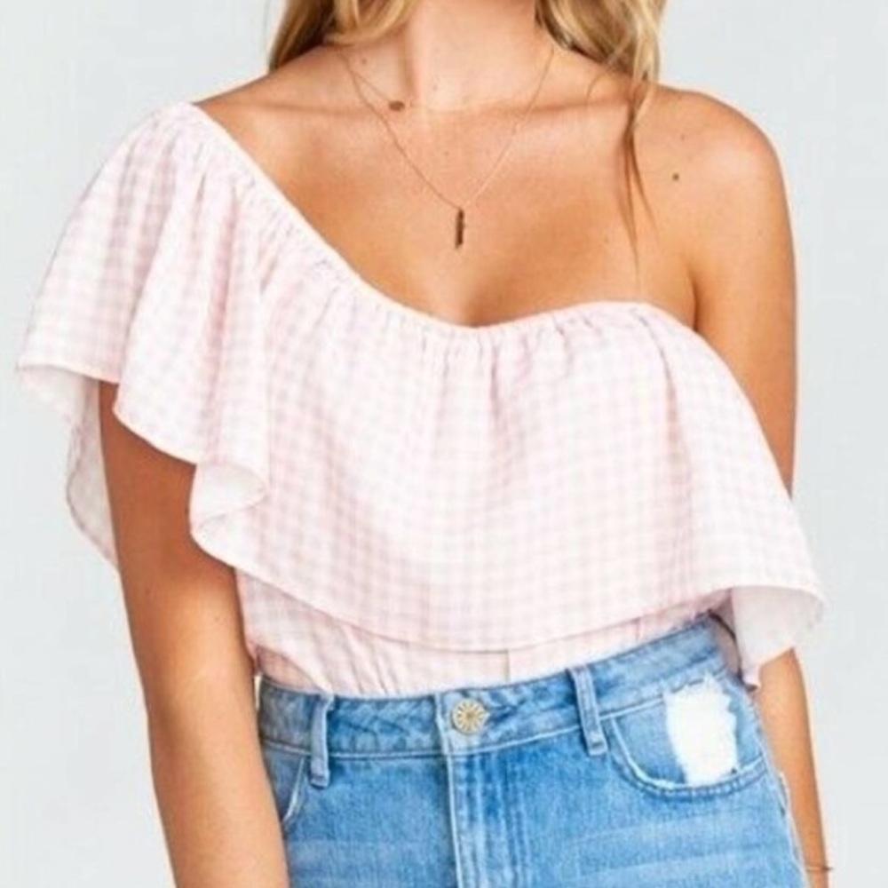 Show Me Your Mumu Brit Brit Top - in Strawberry Short Cake